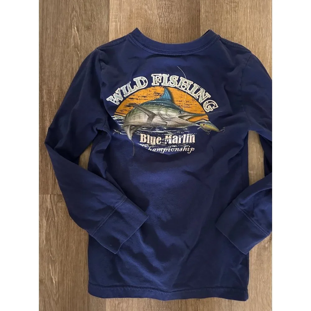 J khaki wild fishing blue marlin championship tshirt